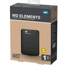 WD Elements 1TB Portable External Hard Drive | USB 3.0 | Plug & Play | Black
